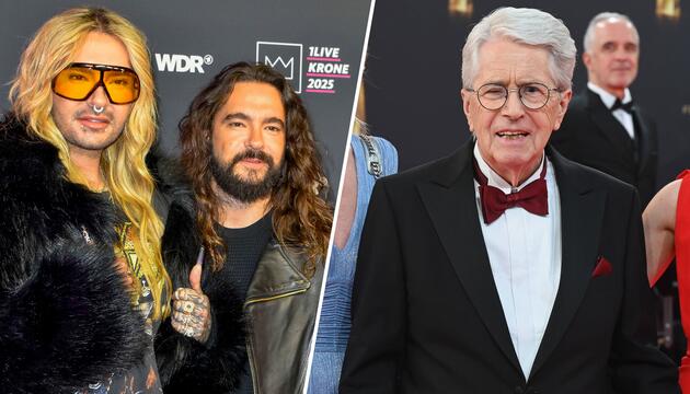 Tom (li.) und Bill Kaulitz übernehmen am 5. Dezember bei "Wetten, dass..?" und Frank Elstner ...