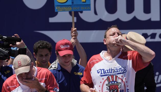 Hot-Dog-Wettessen auf Coney Island