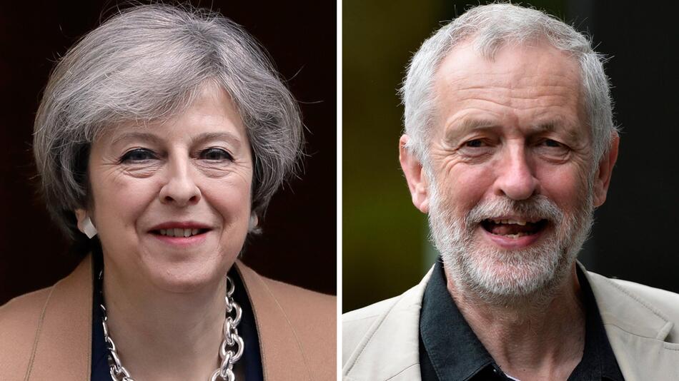 Theresa May und Jeremy Corbyn