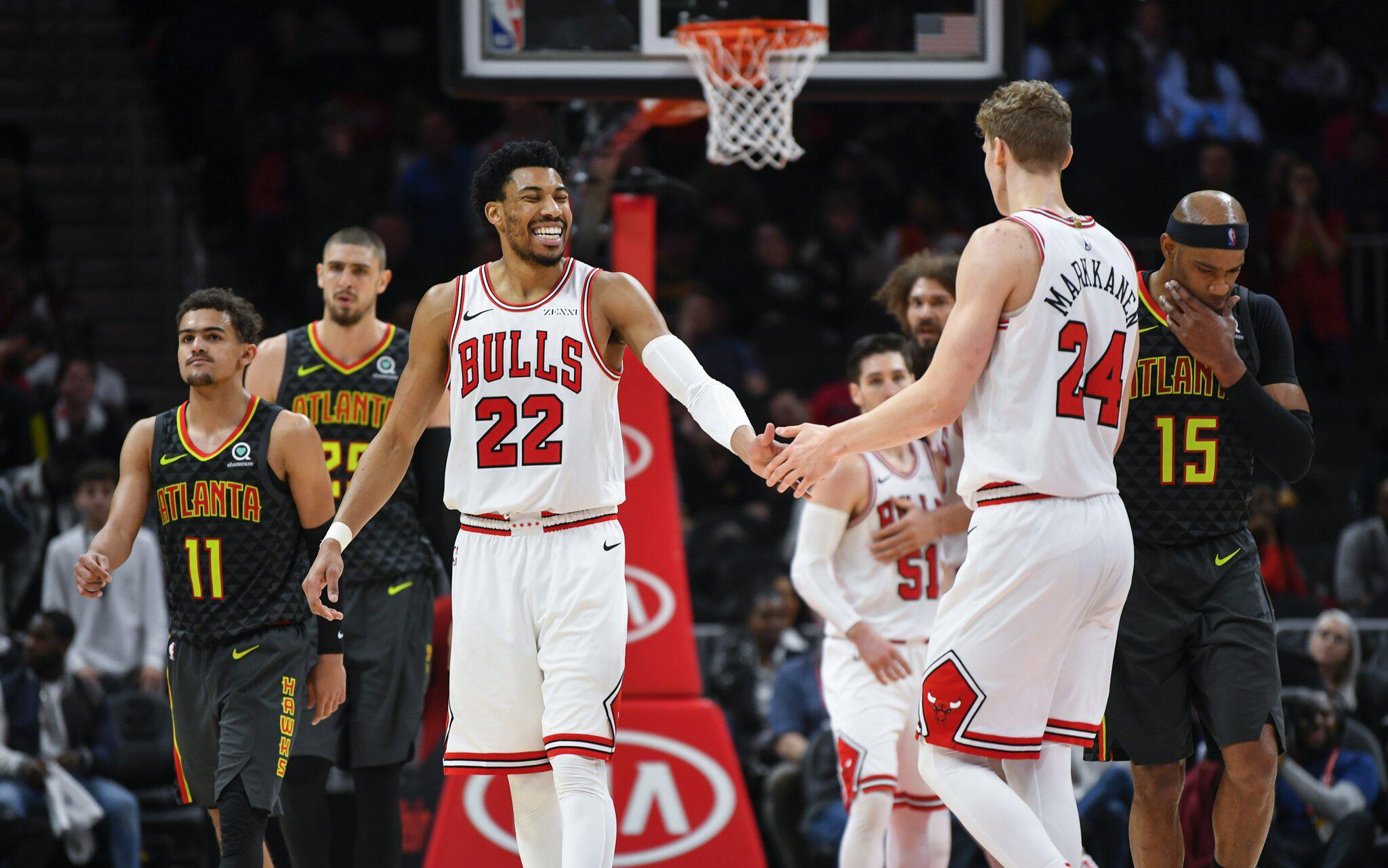 Chicago Bulls gegen Atlanta Hawks 329 Punkte in völlig verrücktem NBA