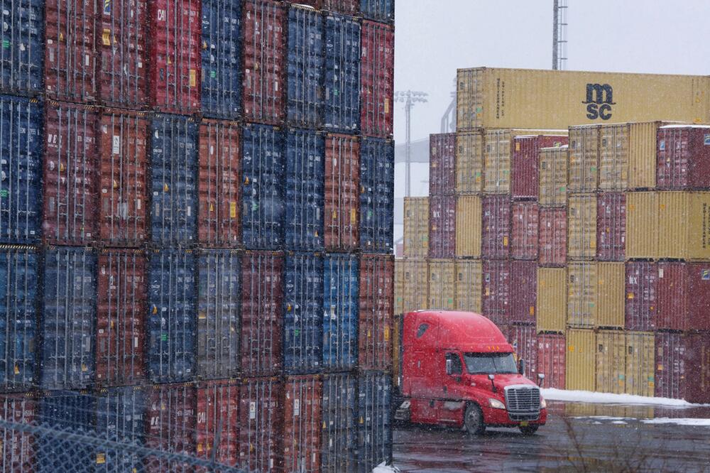 US-Zölle - Containerterminal in Halifax