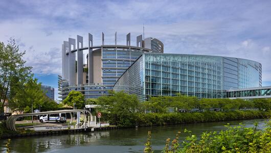 Foto des Europaparlaments in Strassburg