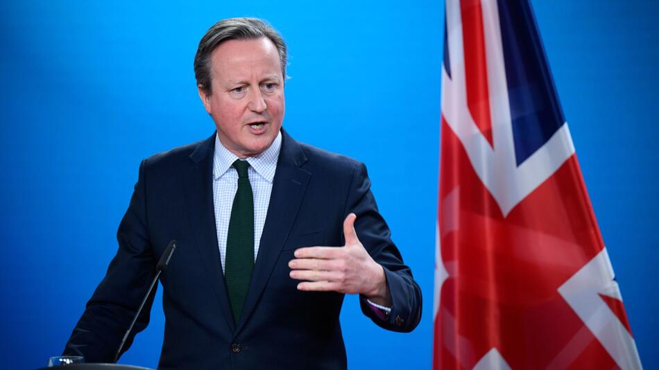 Britischer Aussenminister David Cameron