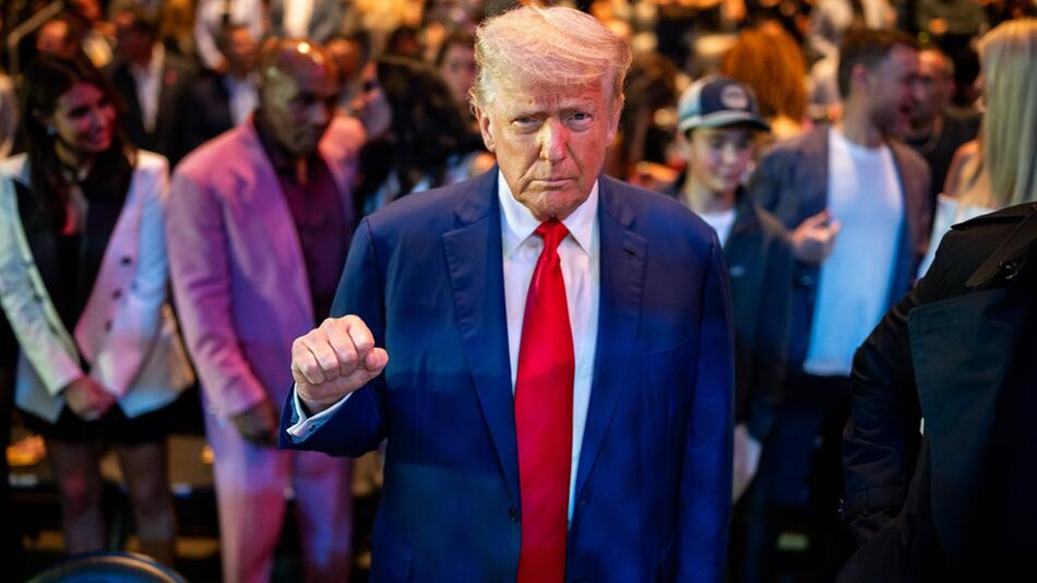 Donald Trump bei einem UFC-Event.