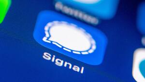 Die App Signal auf einem Smartphone