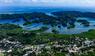 Palau, Koror Stadtgebiet und Inseln in der Bucht