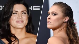 Ronda Rousey (r.) und Gina Carano werden im Mai gegeneinander kämpfen.