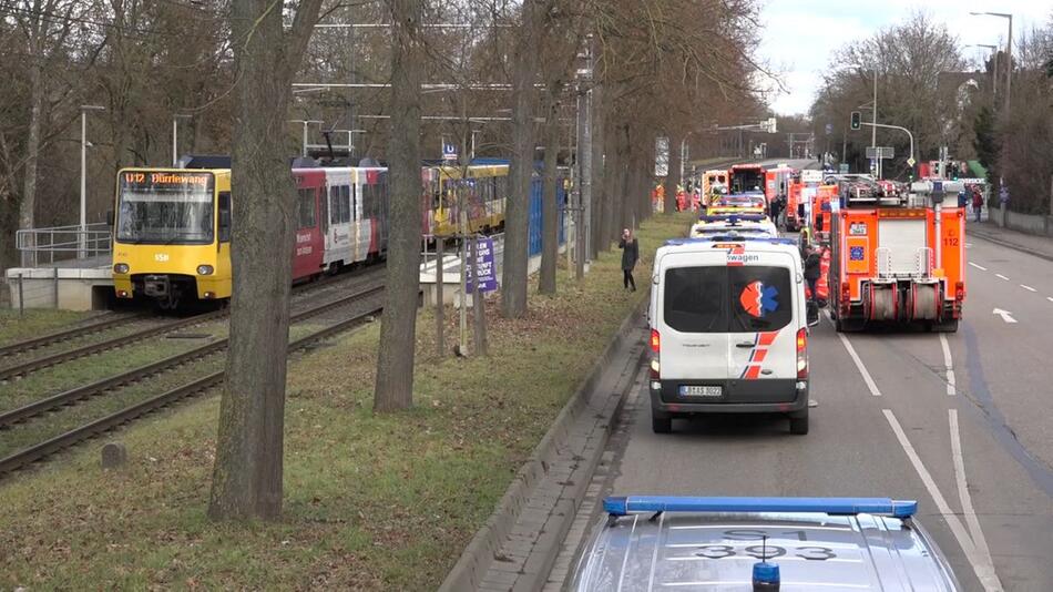 Tödlicher Unfall in Stuttgart: Fussgänger von Stadtbahn erfasst