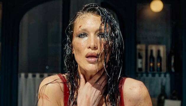 Bella Hadid in einer Szene von "The Beauty".