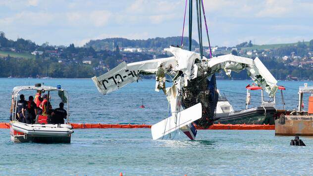 Flugzeugabsturz in den Attersee