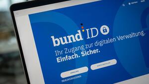 Die Startseite von Bund-ID auf einem Laptop