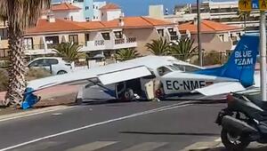 Schock auf Teneriffa: Kleinflugzeug stürzt auf Strasse