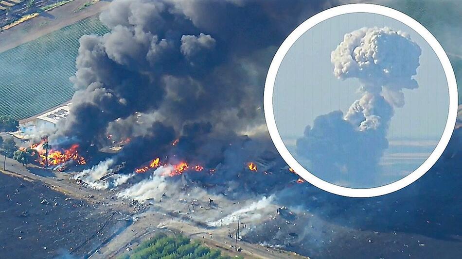 Explosion in Feuerwerkslager: Sieben Vermisste in Kalifornien