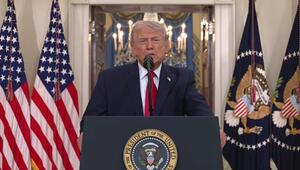 Donald Trump bei einer Rede im Weissen Haus
