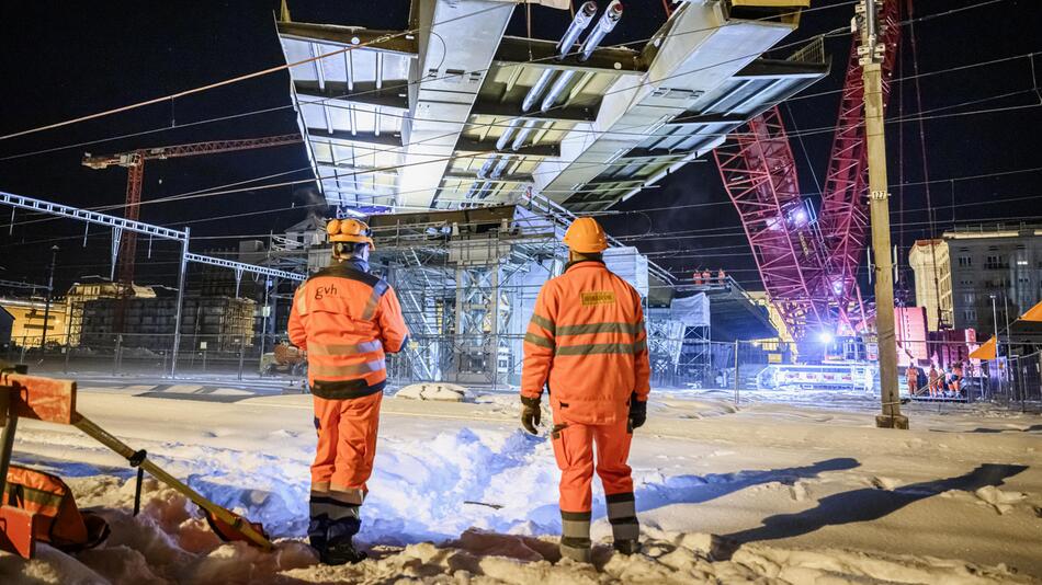 Baustelle in der Schweiz