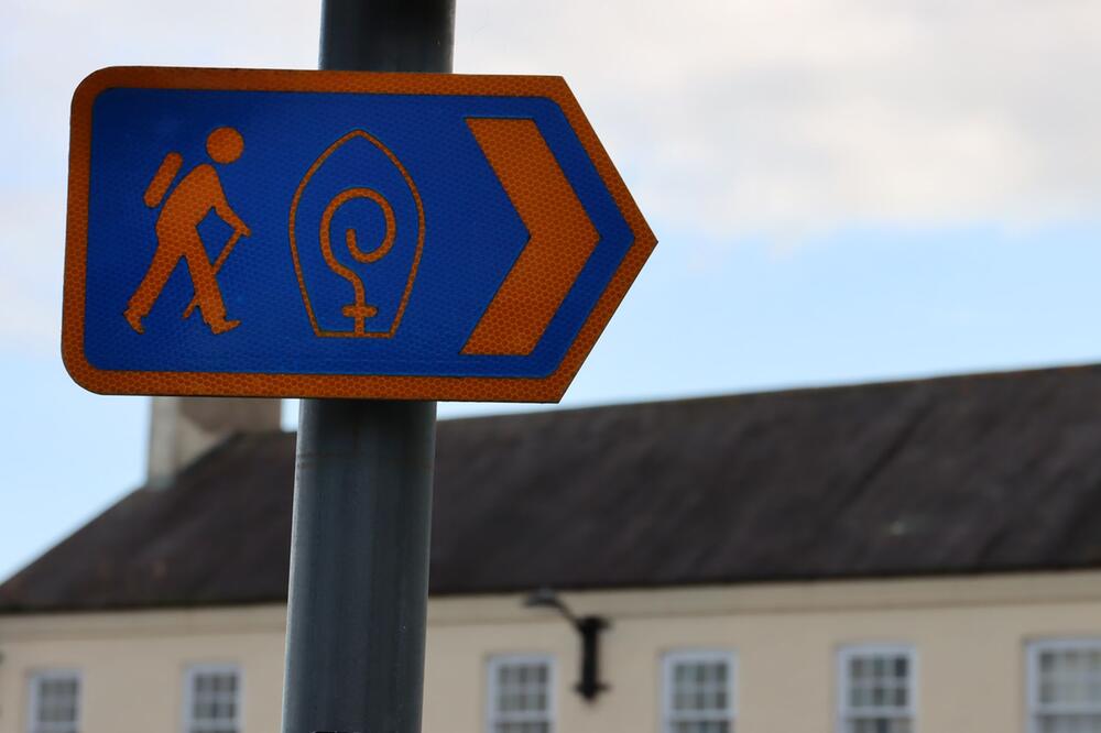 Wegzeichen St. Patrick´s Way in Armagh