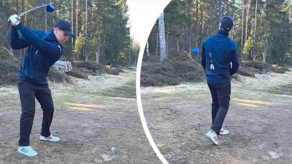 Golfer schlägt Ball ab – dann geht alles schief