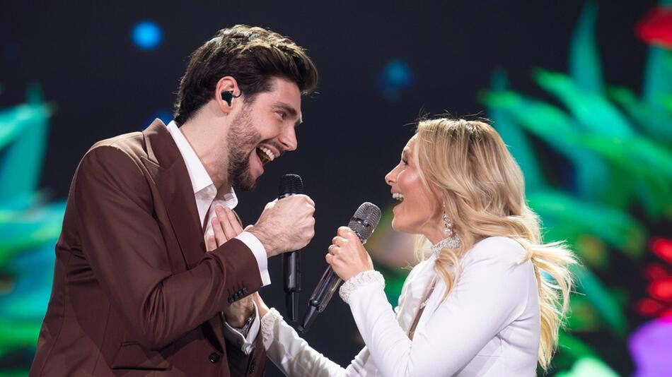 "Die Helene Fischer-Show": Alvaro Soler und Helene Fischer.