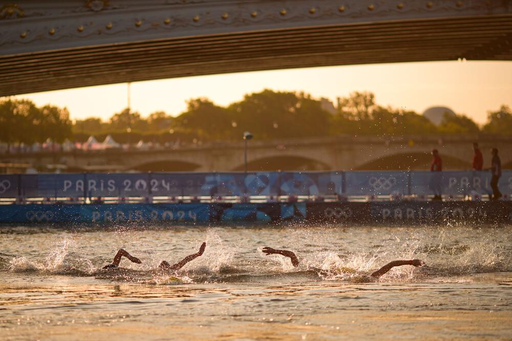 Schwimmen in der Seine