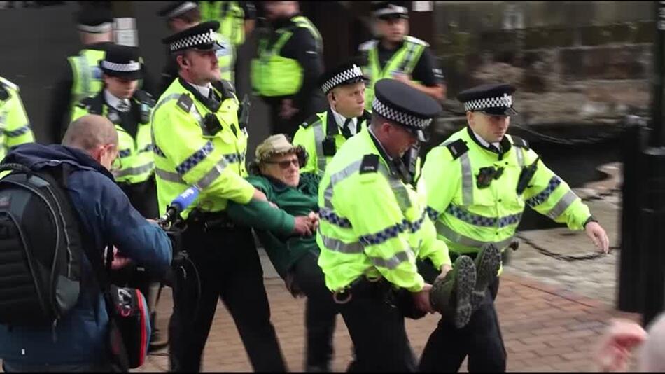 Zahlreiche Festnahmen von Pro-Palästina-Demonstranten in Liverpool 