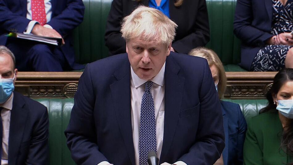 Boris Johnson, Premierminister, Parlament, House of Commons, London, England, Grossbritannien