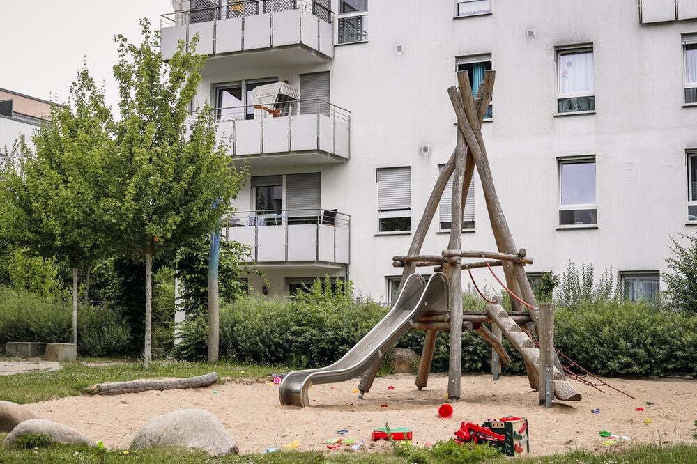 Spielplatz des Mehrgenerationen-Wohnprojekts Pauluscarrée