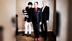 Die Ärzte (v.l.) - Rodrigo González, Bela B (bürgerlich Dirk Felsenheimer) und Farin Urlaub ...