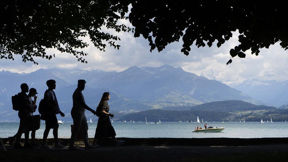 Frühlingswetter in der Schweiz