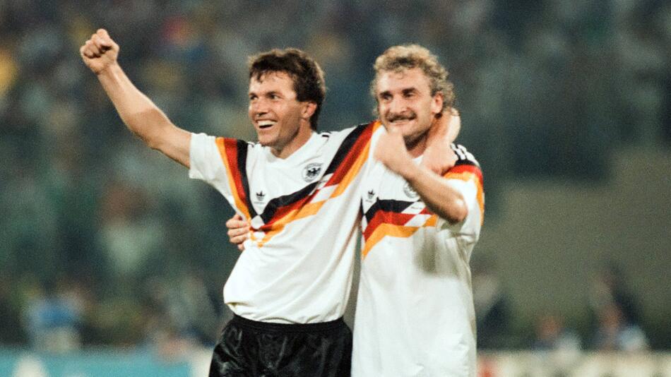 Lothar Matthäus und Rudi Völler