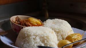 Reis mit Fleisch und Gemüse