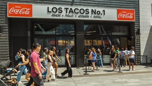 Das Taco-Restaurant "Los Tacos No. 1" in New York.