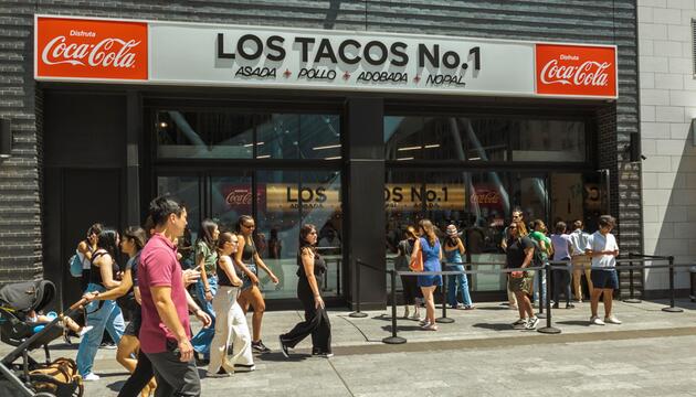 Das Taco-Restaurant "Los Tacos No. 1" in New York.