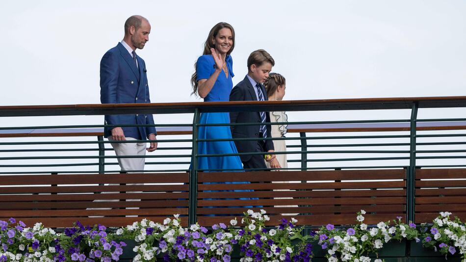 William, Kate, George und Charlotte