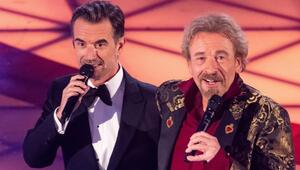 Florian Silbereisen (li.) unterstützt Thomas Gottschalk.