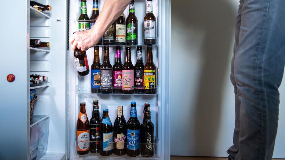 Bier im Kühlschrank