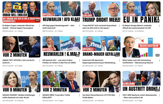 Youtube-Account "Verheimlicht"