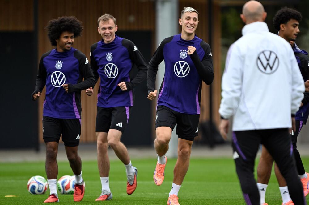 Training Fussball-Nationalmannschaft