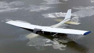 „Wunder vom Hudson“ reloaded: Kleinflugzeug landet auf eisigem Fluss