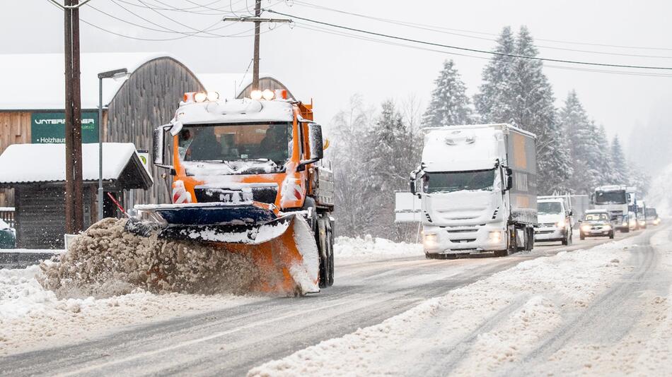 Wintereinbruch in Österreich