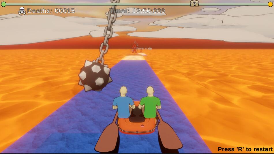 Screenshot vom Spiel "Paddle Paddle Paddle"
