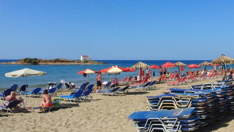 Strand von Malia auf Kreta