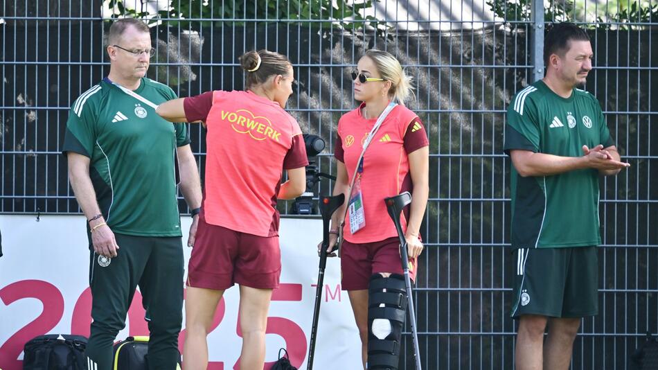 Frauenfussball-EM - Training Deutschland