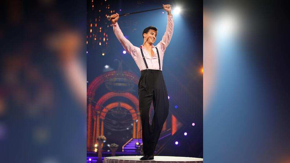 Der erschlankte Diego Poot während seinen Auftritts im "Let's Dance"-Viertelfinale am ...