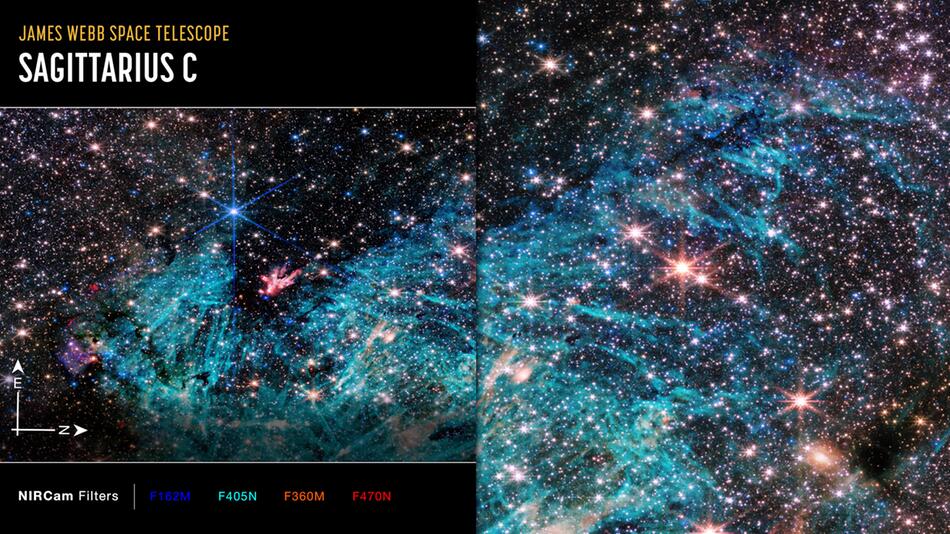 Nasa: Atemberaubende Aufnahme aus dem Herzen der Milchstrasse