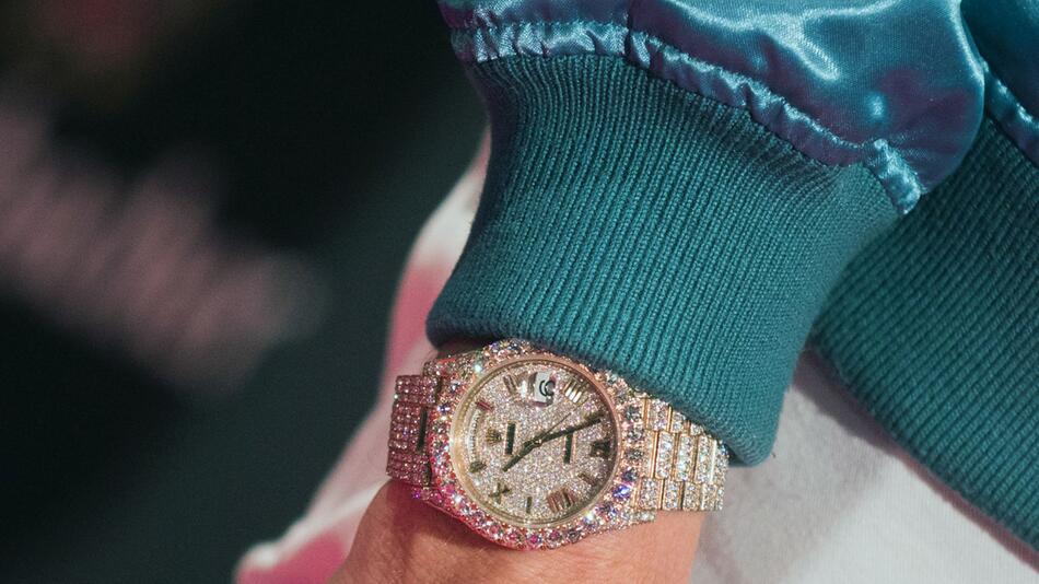 Mit Diamanten besetzte Rolex DayDate