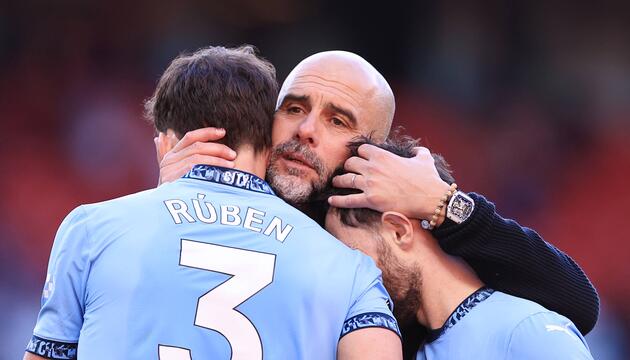 Pep Guardiola und Manchester City erleben eine sportlich schwierige Saison.