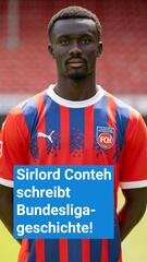 Sirlord Conteh schreibt Bundesligageschichte!