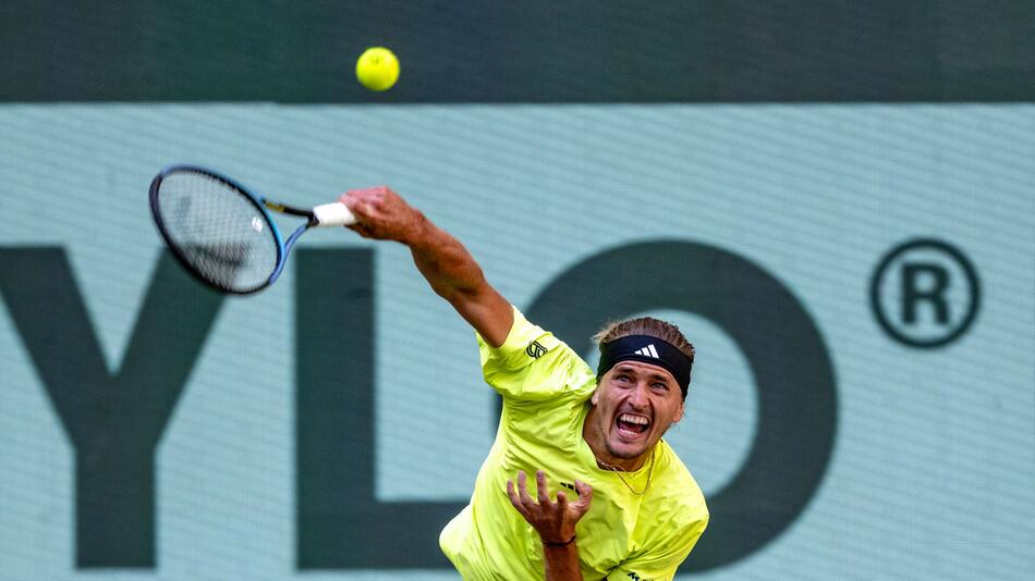 Alexander Zverev beim ATP-Turnier in Halle