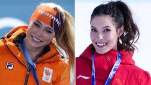 Jutta Leerdam (li.) und Eileen Gu mischen Olympia auf.