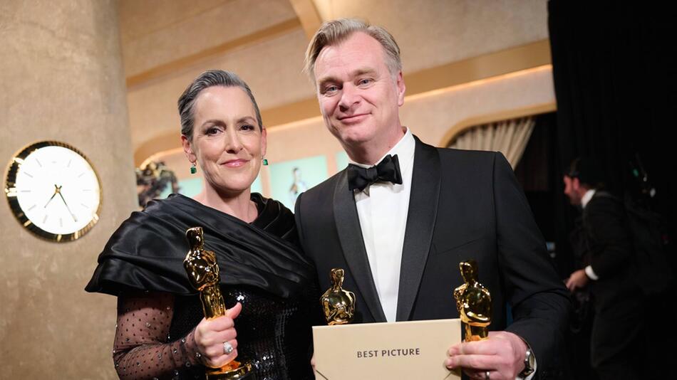 Christopher Nolan und seine Frau Emma Thomas.